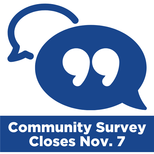community survey closes november 7